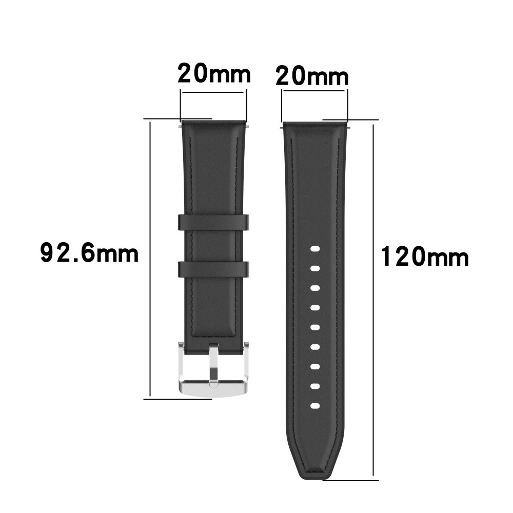 Correia Techsuit W007 para Samsung Galaxy Watch / Huawei Watch Series, 20mm, Preta.