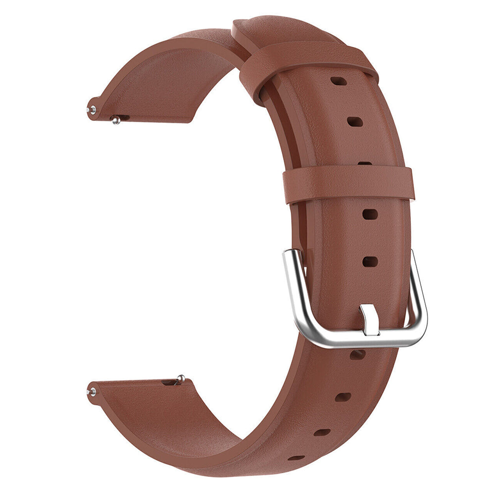 Curea Techsuit W007PU para Huawei Watch / Xiaomi Watch Series, Castanho