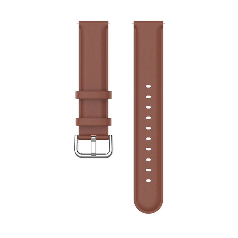 Curea Techsuit W007PU para Huawei Watch / Xiaomi Watch Series, Castanho