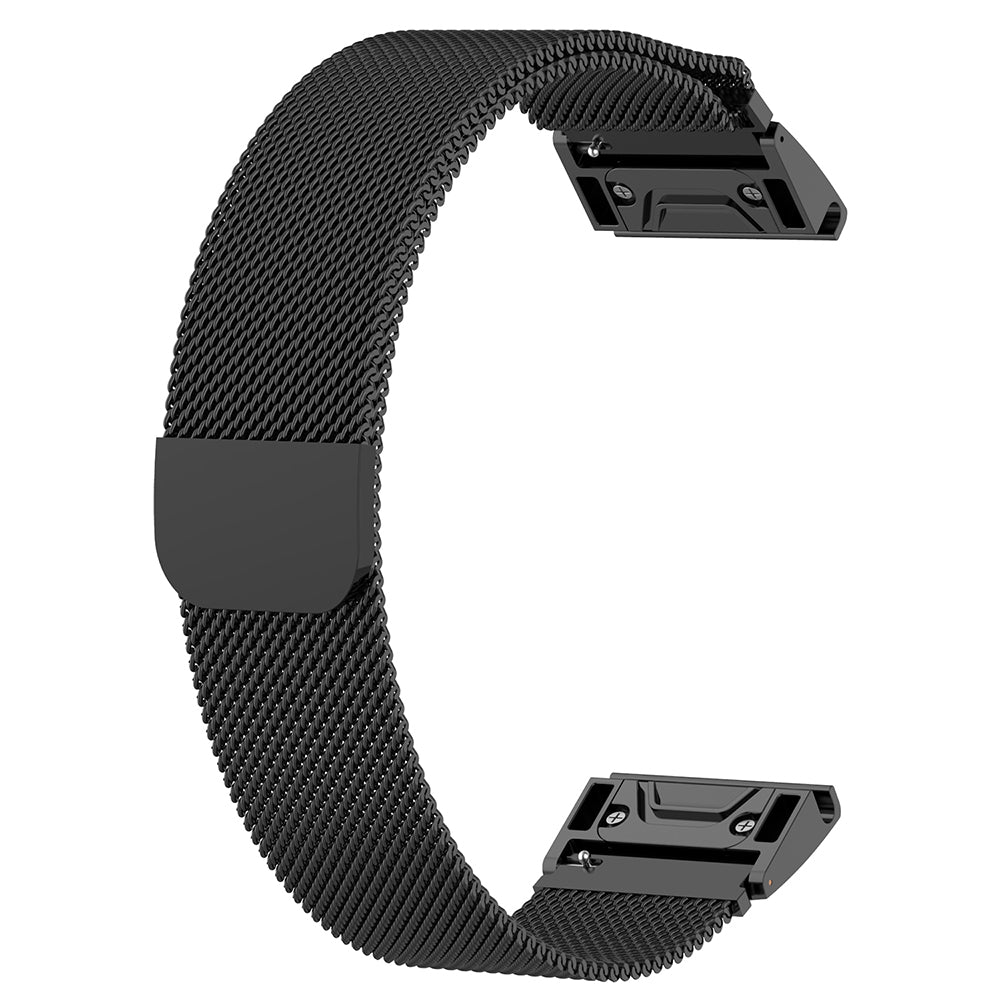 Techsuit W009 Strap for Garmin Watch Fenix Series, 26mm, Black