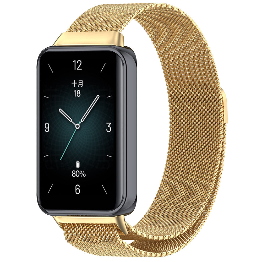 Curea Techsuit W009 para Honor Band 9, Dourada