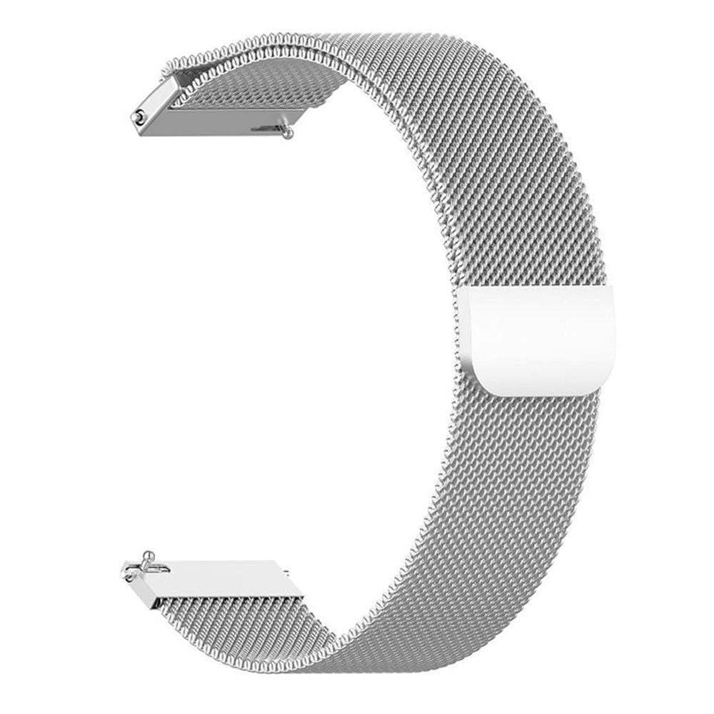 Correia Techsuit W009 para Huawei Watch / Garmin Watch Series, 18mm, Prateada