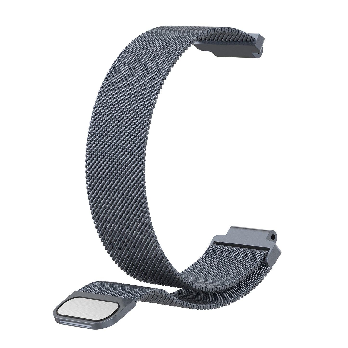 Correia Techsuit W009 para Huawei Watch / Garmin Watch Series, 18mm, Prateada