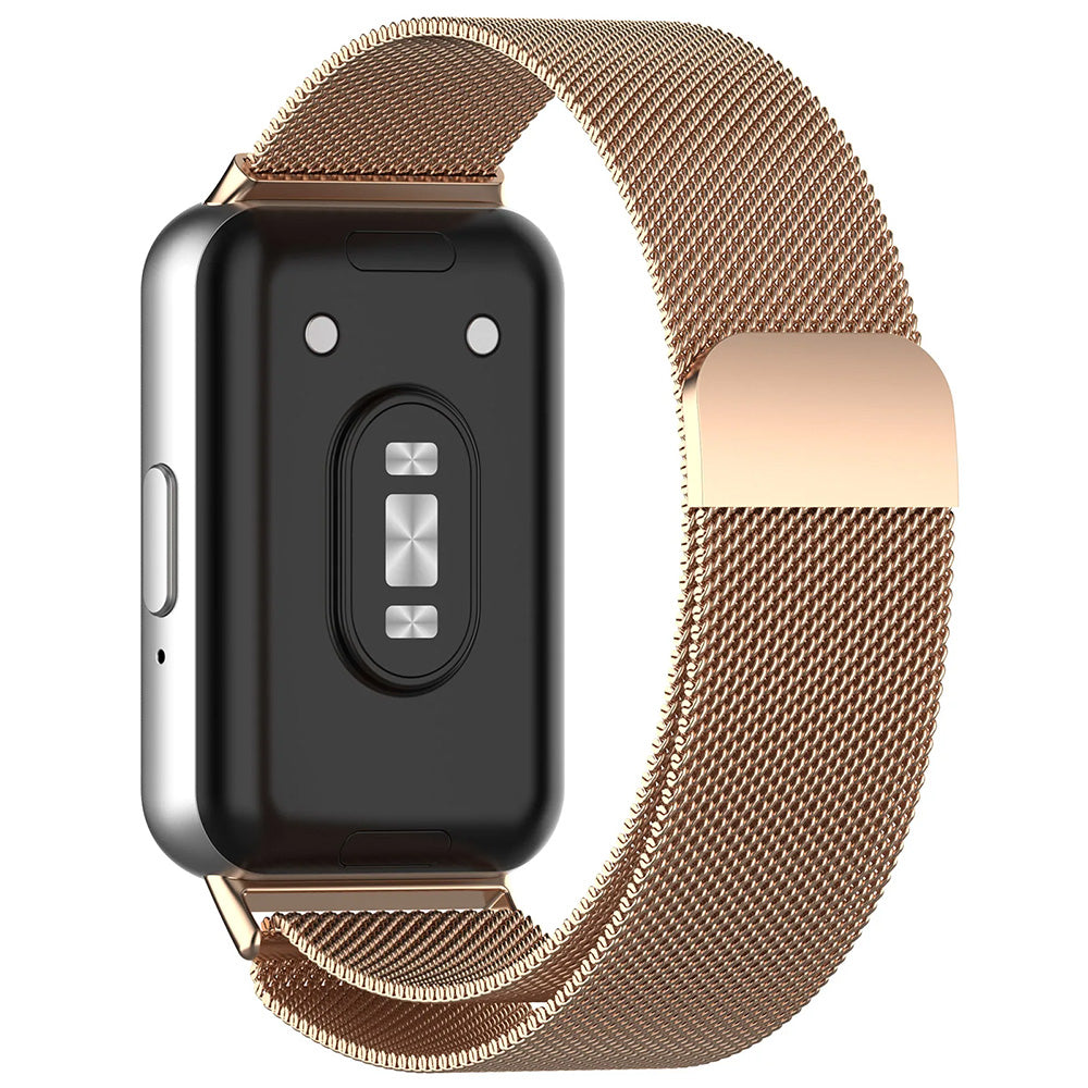 Pulseira Techsuit W009 para Samsung Galaxy Fit3 R39M, Rosa Dourado