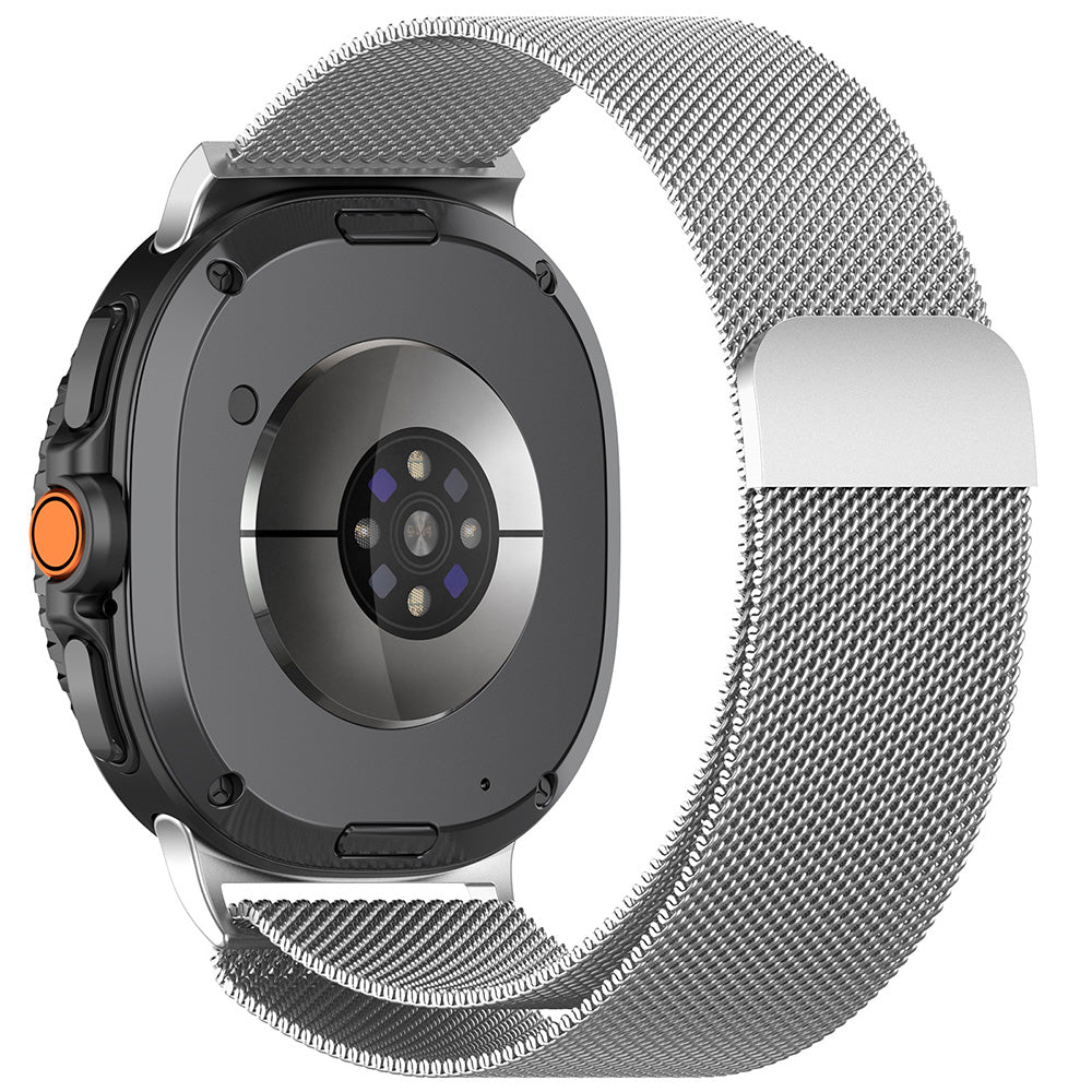 Curea Techsuit W009 para Samsung Galaxy Watch8 / Watch8 Classic Series, Prateada