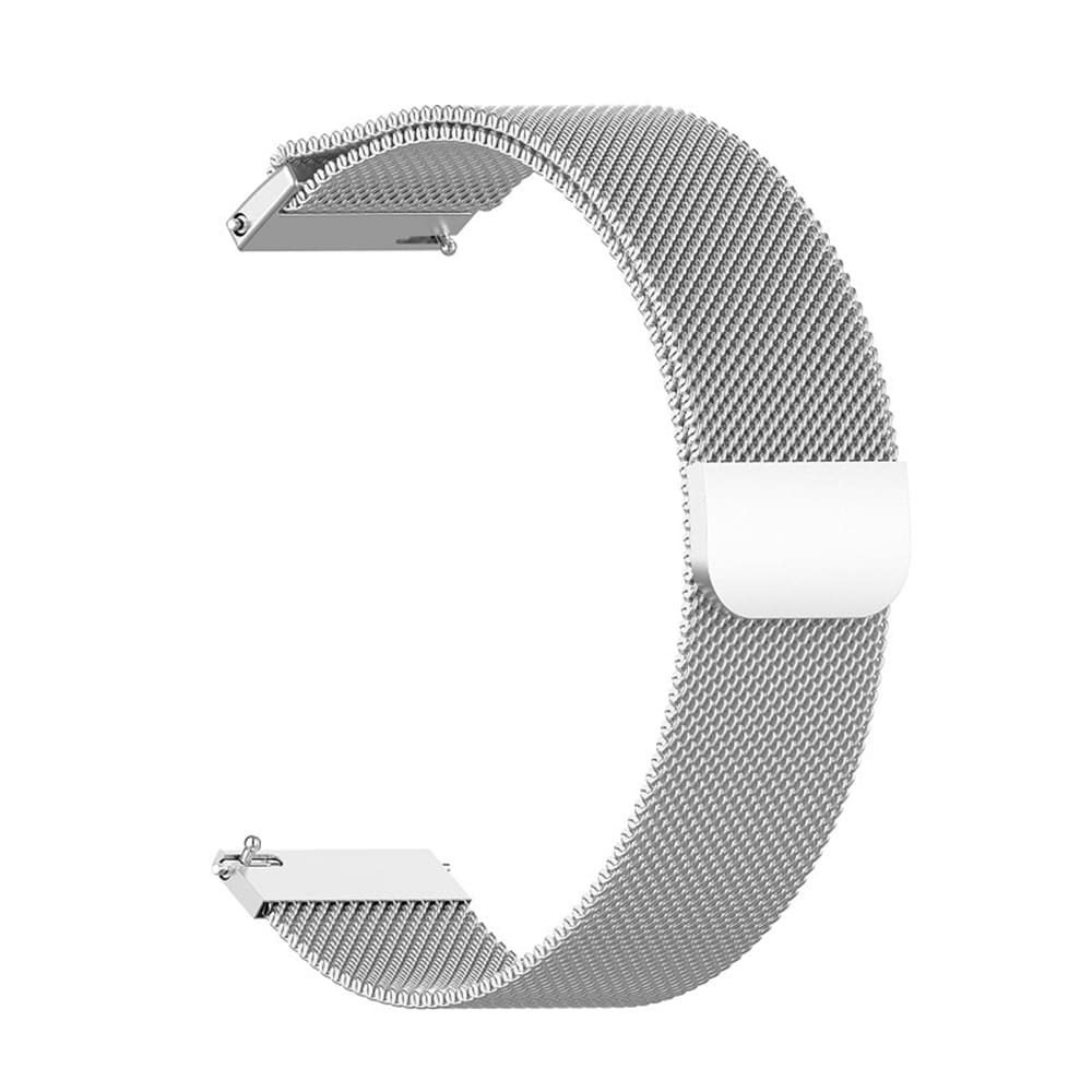 Correia Techsuit W009 para Samsung Galaxy Watch / Huawei Watch Series, 20mm, Prateada