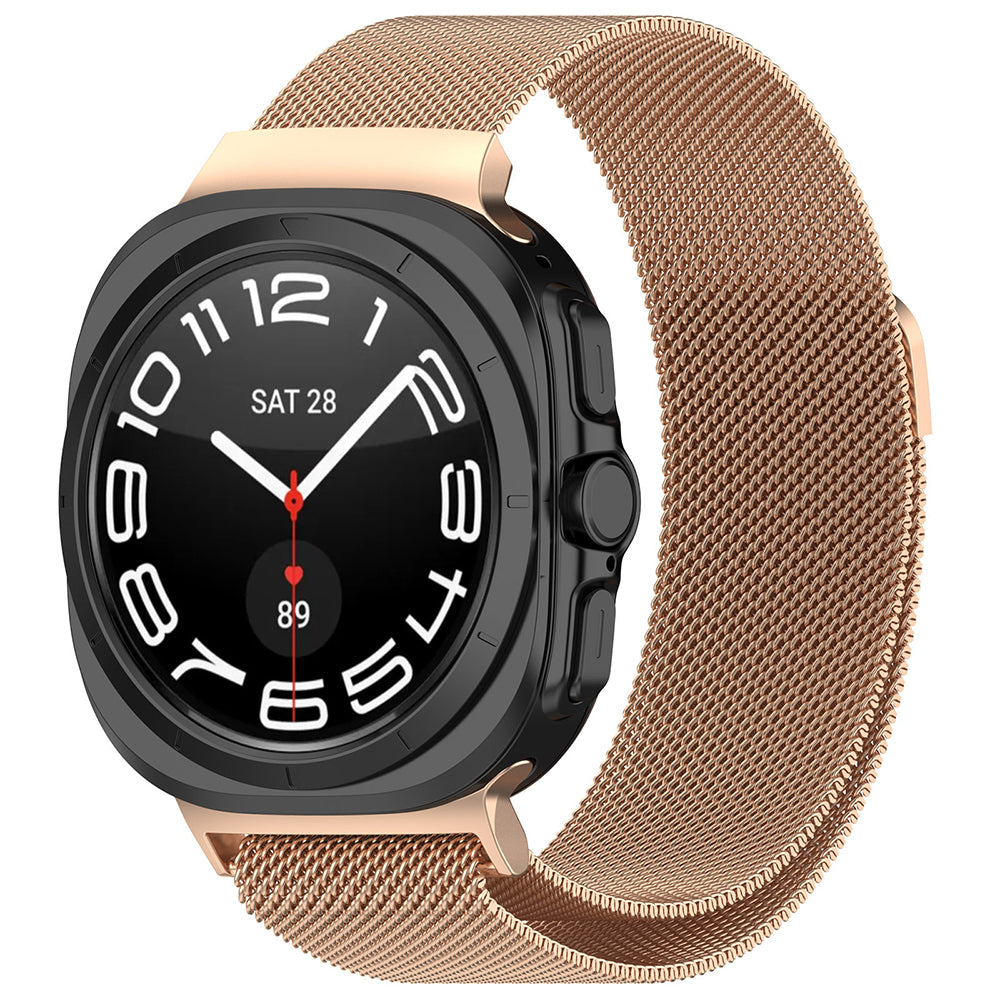 Curea Techsuit W009 para Samsung Galaxy Watch Ultra, Rosa Dourado