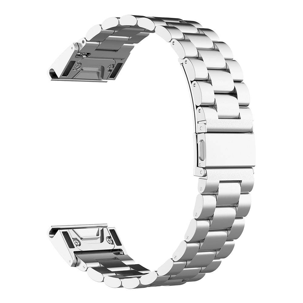 Curea Techsuit W010 para Garmin Watch Fenix Series, 26mm, Prateada