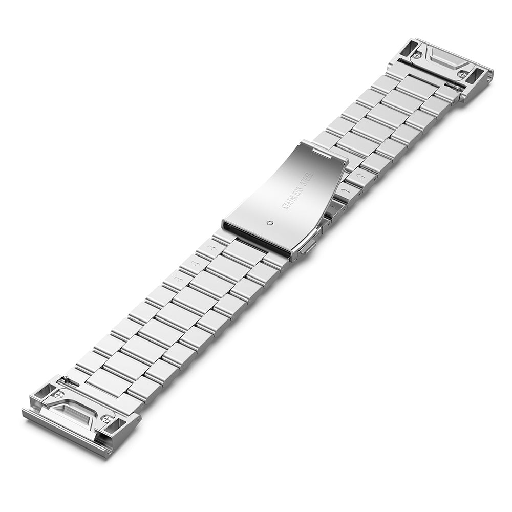 Curea Techsuit W010 para Garmin Watch Fenix Series, 26mm, Prateada