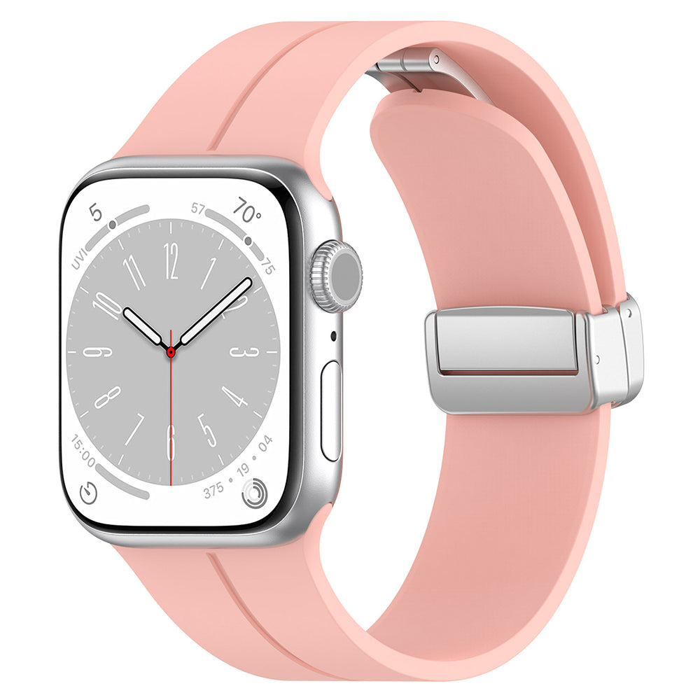 Correia Techsuit W011 para Apple Watch 49mm / 46mm / 45mm / 44mm / 42mm Series, Rosa
