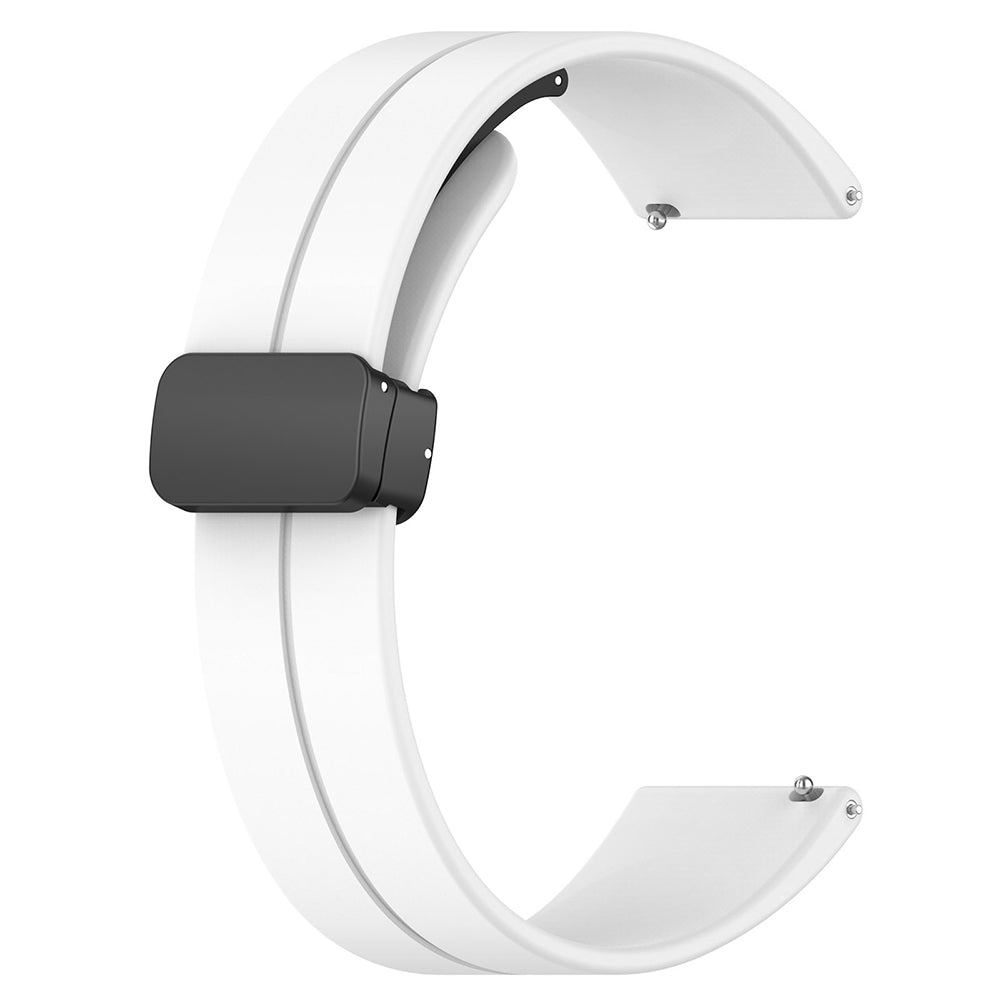 Pulseira Techsuit W011 para Huawei Watch / Garmin Watch Series, 18mm, Branca.