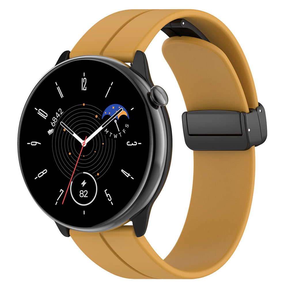 Pulseira Techsuit W011 para Huawei Watch / Garmin Watch Series, 18mm, Amarela