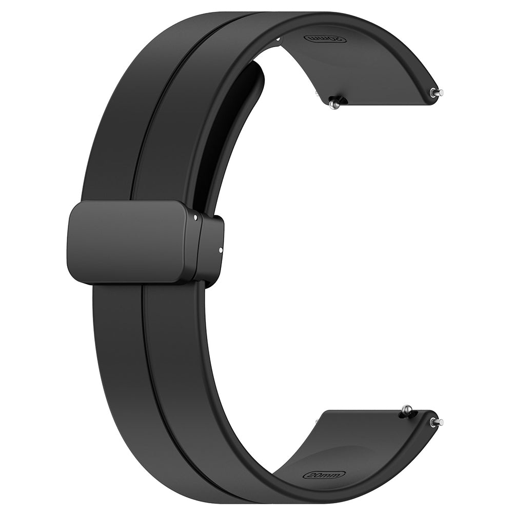 Pulseira Techsuit W011 para Huawei Watch / Garmin Watch Series, 18mm, Preta.