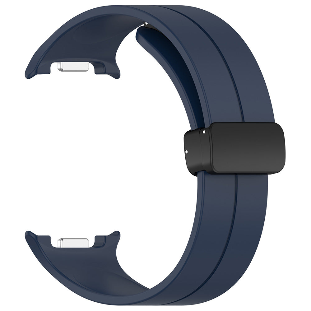 Correia Techsuit W011 para Samsung Galaxy Watch 8 Classic / Watch8 44mm / Watch 8 40mm, Azul-marinho