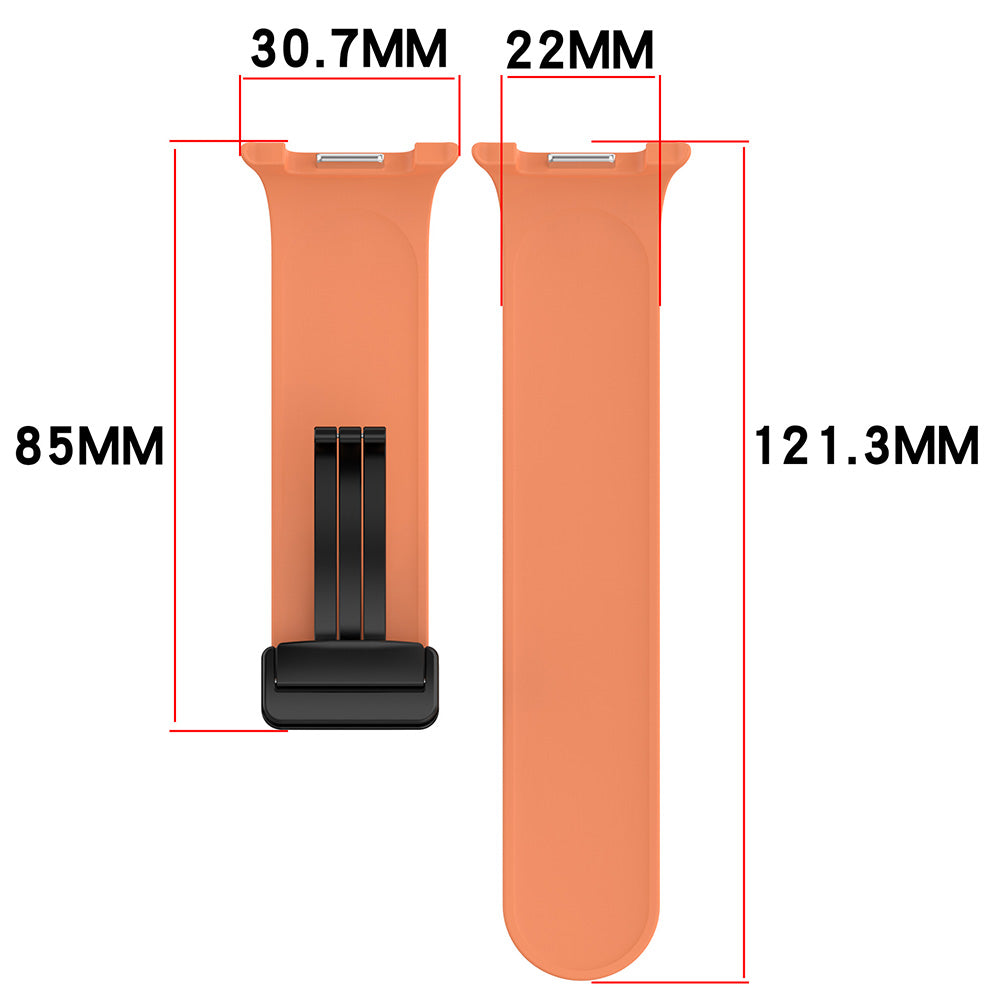 Pulseira Techsuit W011 para Samsung Galaxy Watch 8 Classic / Watch8 44mm / Watch 8 40mm, Laranja