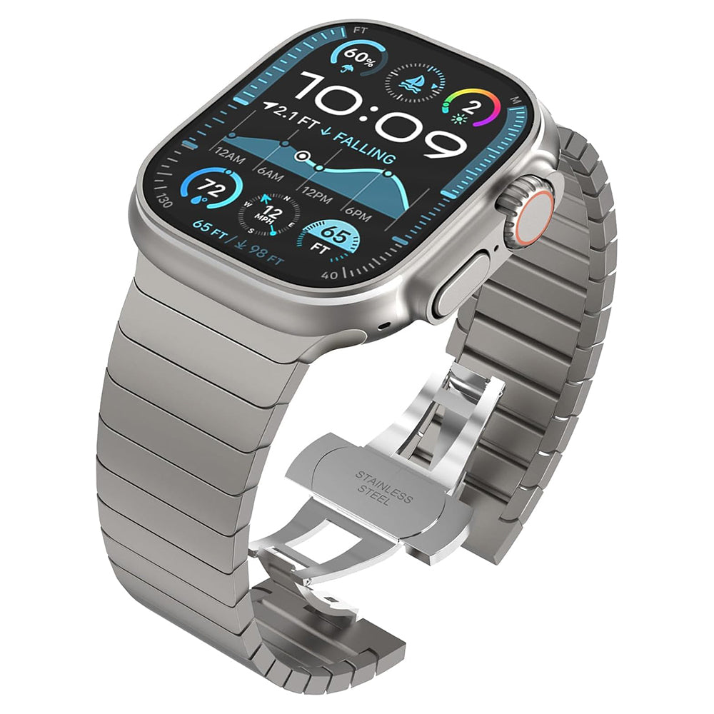 Cinta Techsuit W012 para Apple Watch 42mm / 41mm / 40mm / 38mm Series, Prateada