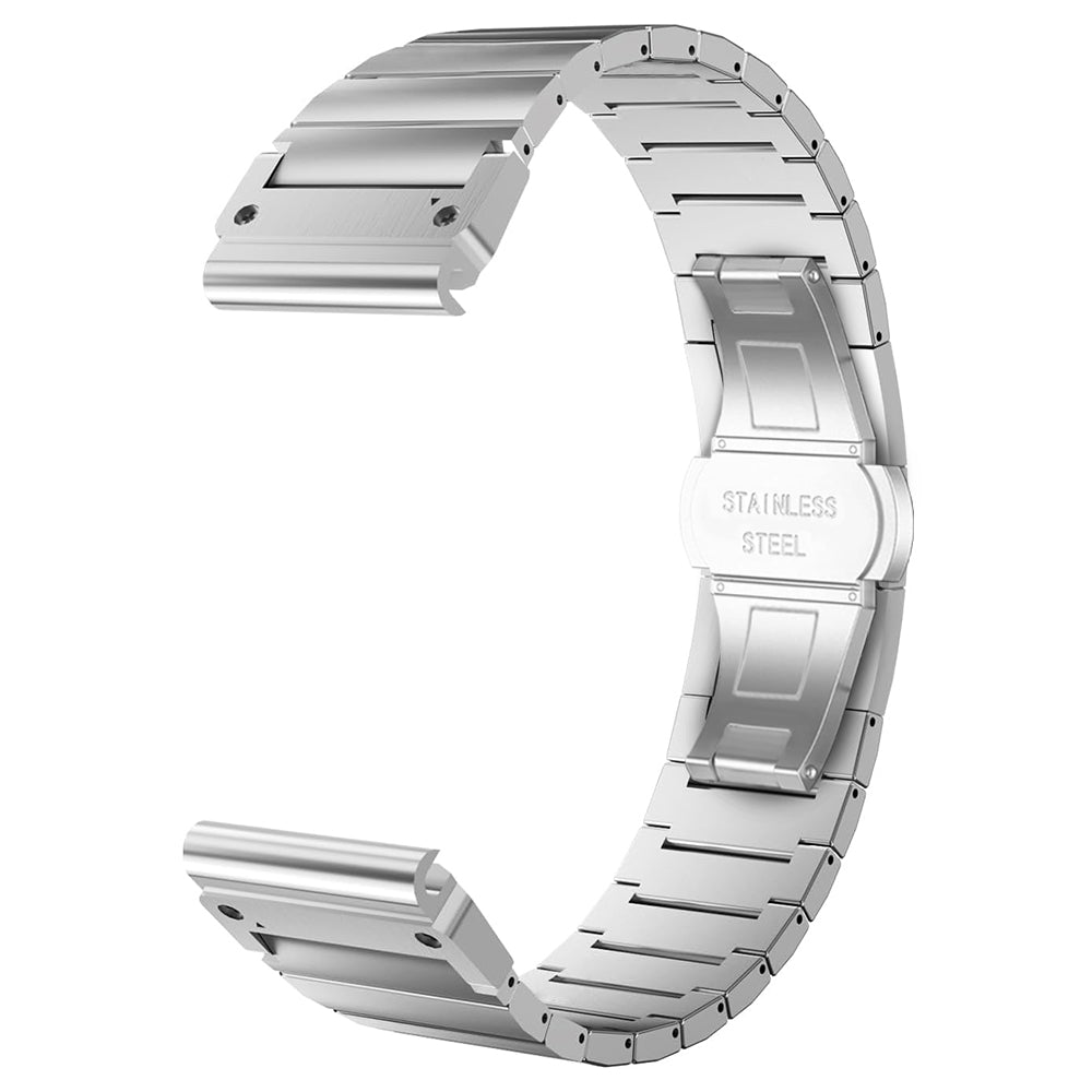 Pulseira Techsuit W012 para Garmin Instinct / Approach / Fenix Watch Series, 20mm, Prateada