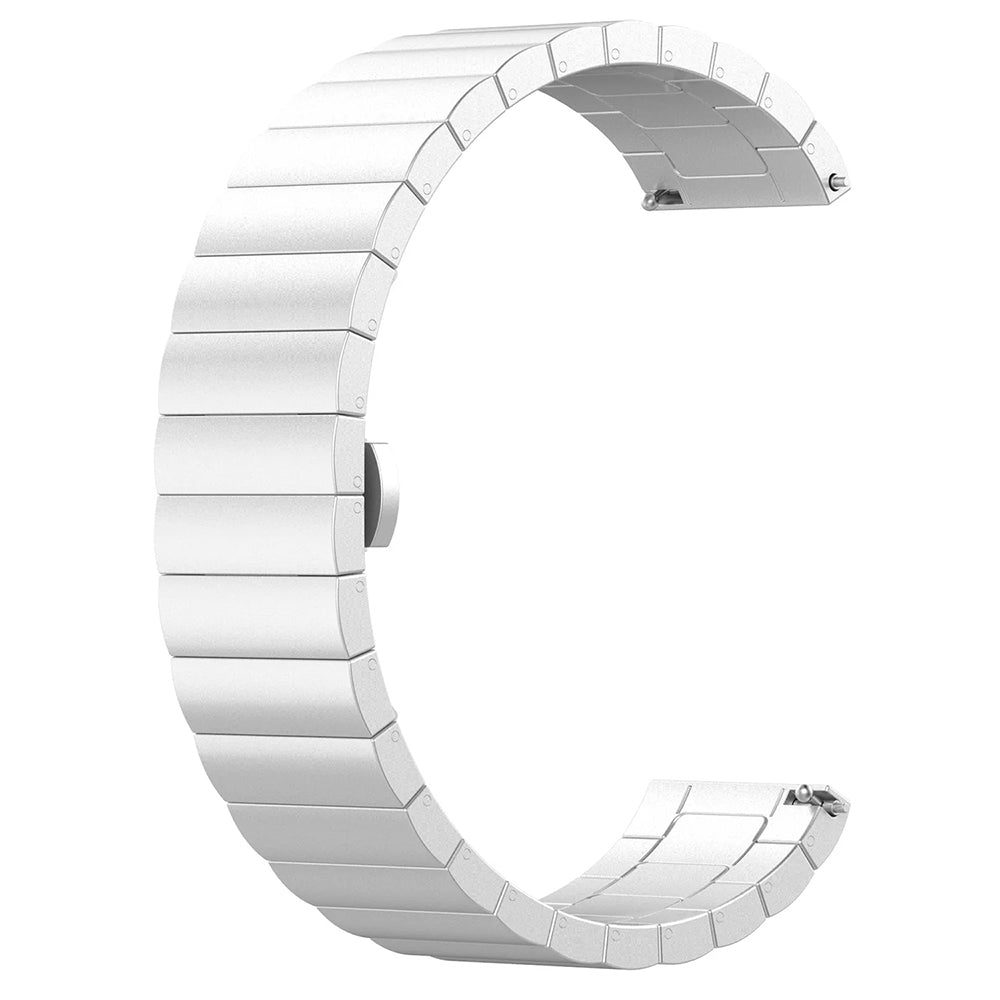 Pulseira Techsuit W012 para Huawei Watch / Xiaomi Watch Series, 22mm, Prateada