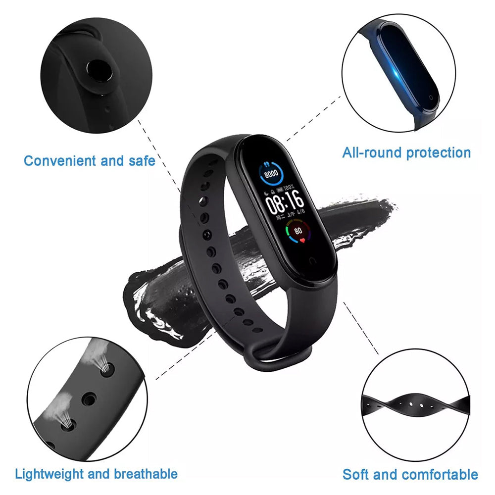 Curea Techsuit W013 para Xiaomi Band / Amazfit Band Series, Preta