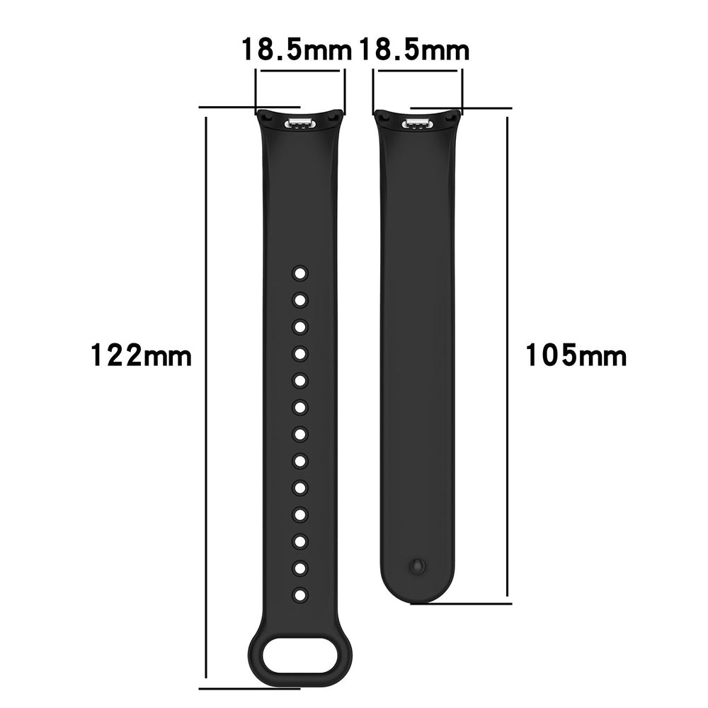Correia Techsuit W014 para Xiaomi Smart Band 10 / 9 / 8, Cinzento