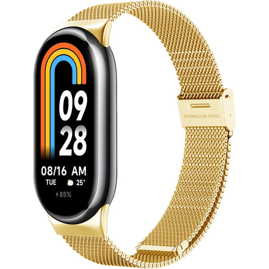 Pulseira Techsuit W022 para Xiaomi Smart Band 9 / 8, 15mm, Dourada