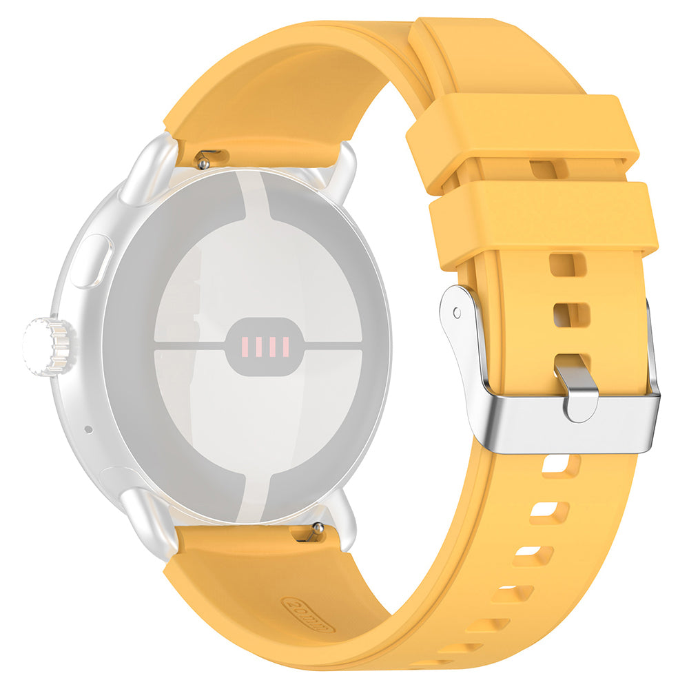 Correia Techsuit W026 para Samsung Galaxy Watch / Huawei Watch Series, 20mm, Amarela
