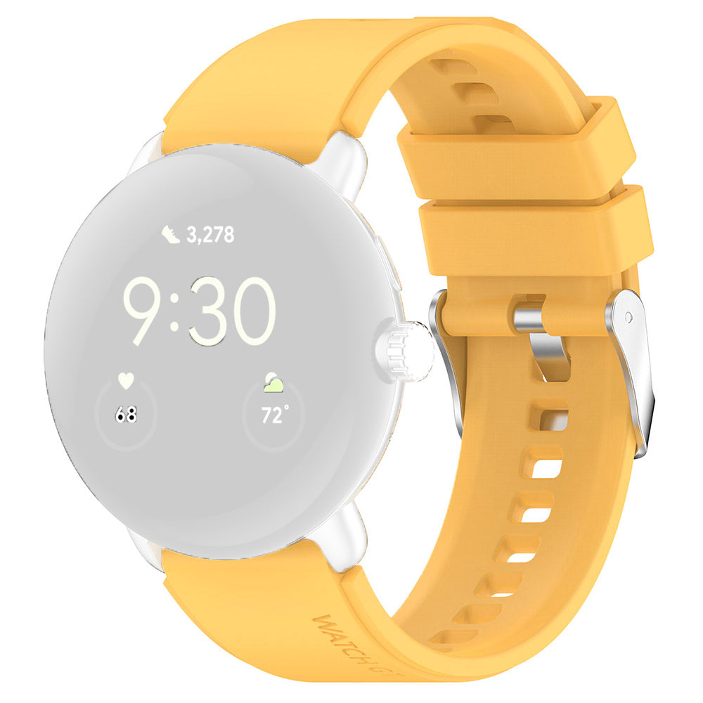 Correia Techsuit W026 para Samsung Galaxy Watch / Huawei Watch Series, 20mm, Amarela