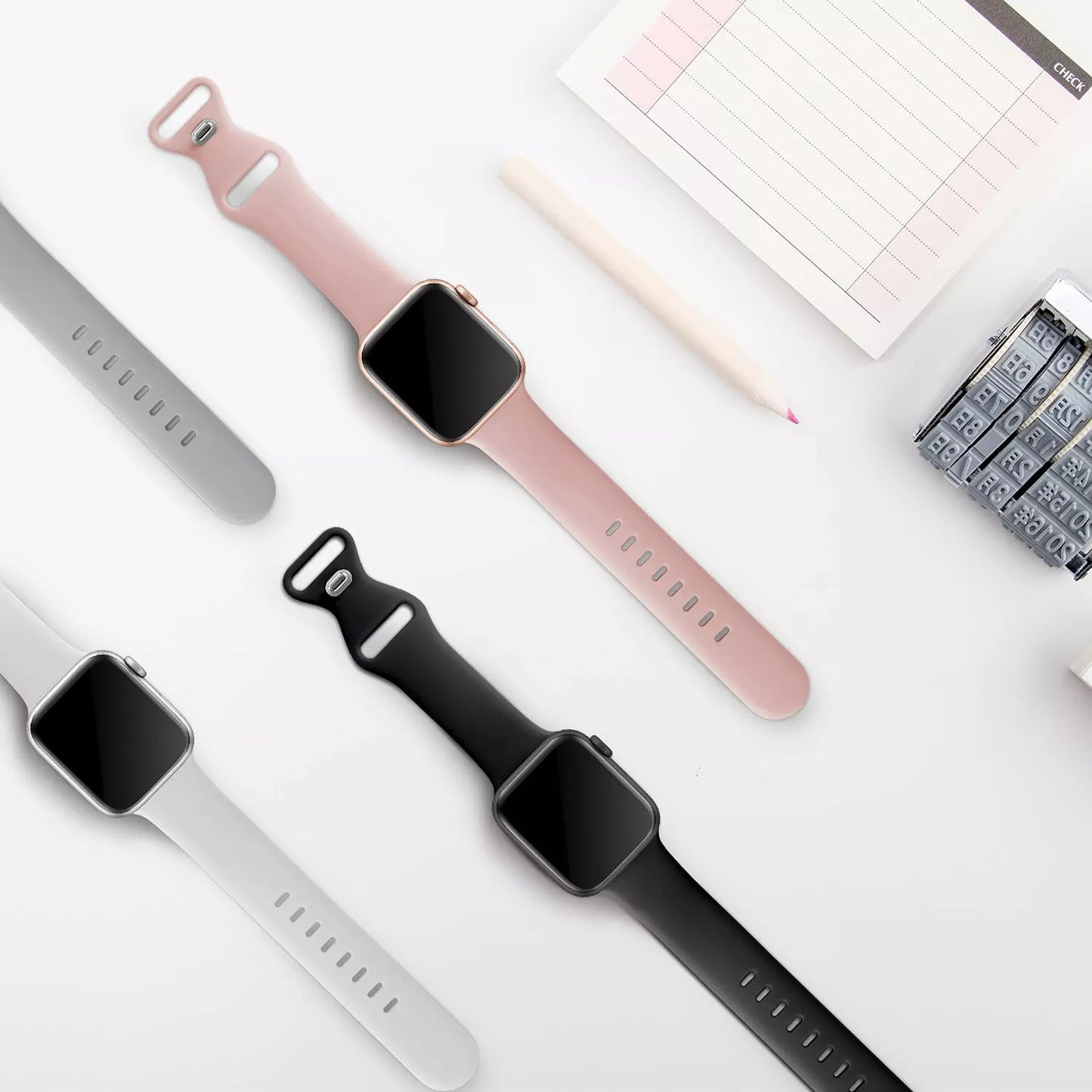 Cinta Techsuit W031 para Apple Watch 42mm / 41mm / 40mm / 38mm Series, Cinza