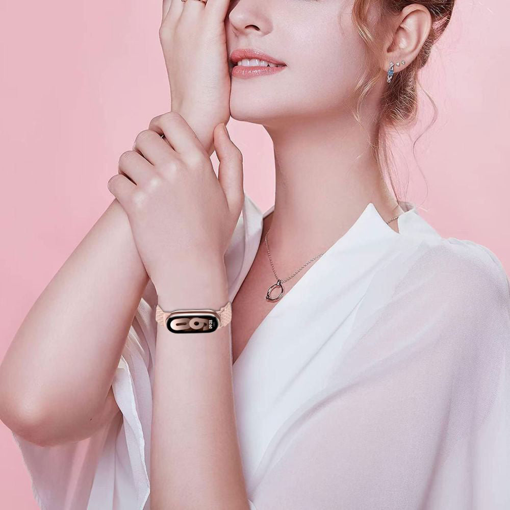Curea Techsuit W032 para Xiaomi Smart Band 9 / 8, Rosa