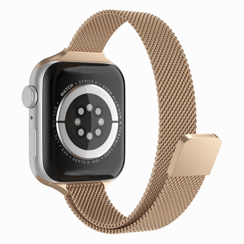 Pulseira Techsuit W034 para Apple Watch 42mm / 41mm / 40mm / 38mm Series, Dourado escuro