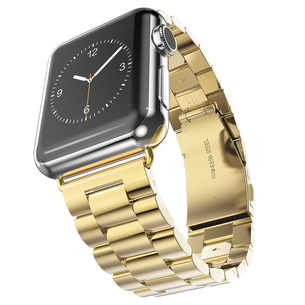 Correia Techsuit W036 para Apple Watch 42mm / 41mm / 40mm / 38mm Series, Dourada