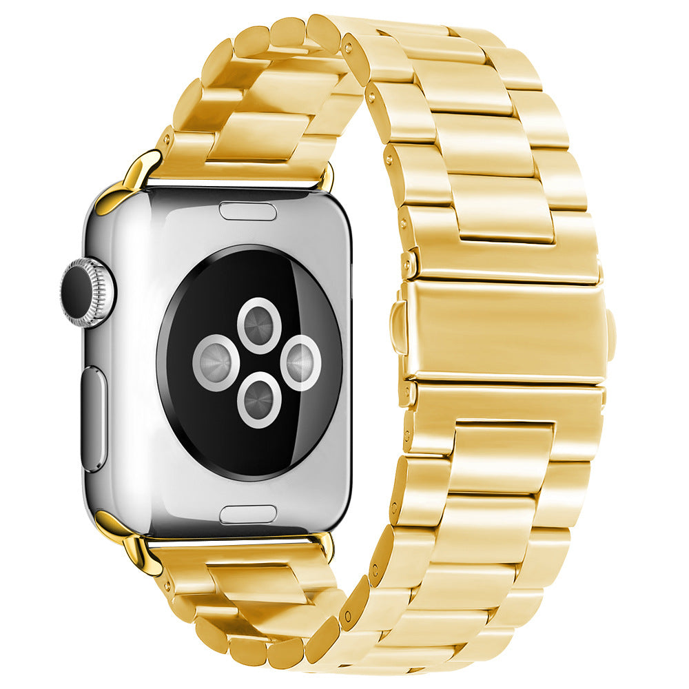 Correia Techsuit W036 para Apple Watch 42mm / 41mm / 40mm / 38mm Series, Dourada