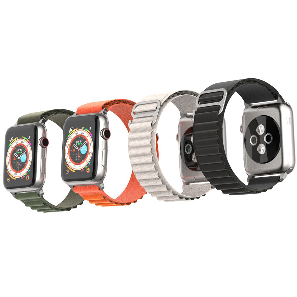 Correia Techsuit W037 para Apple Watch 42mm / 41mm / 40mm / 38mm Series, Branca