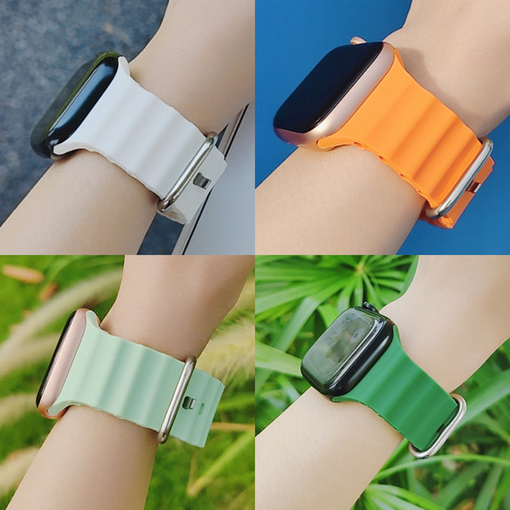 Cinta Techsuit W038 para Apple Watch 42mm / 41mm / 40mm / 38mm Series, Verde