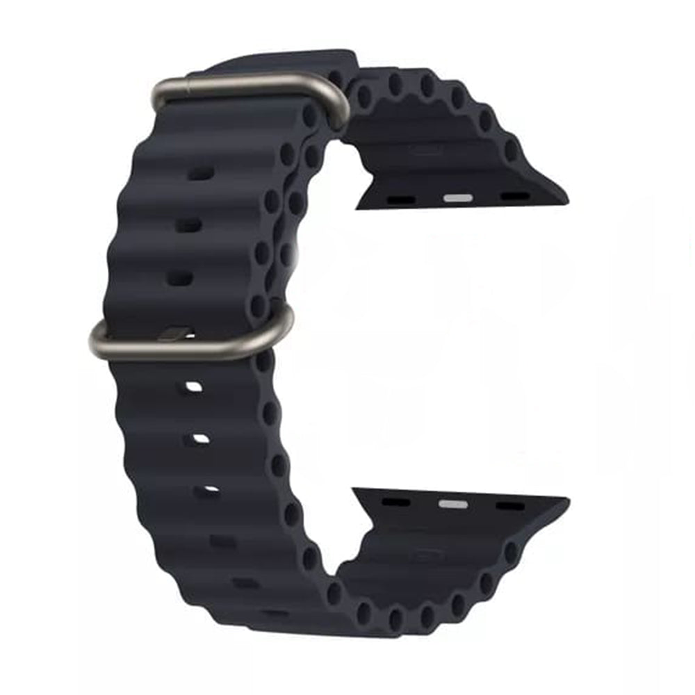 Cinta Techsuit W038 para Apple Watch 49mm / 46mm / 45mm / 44mm / 42mm Series, Preta