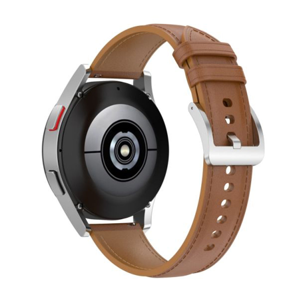 Curea Techsuit W048 para Samsung Galaxy Watch / Huawei Watch Series, 20mm, Castanho