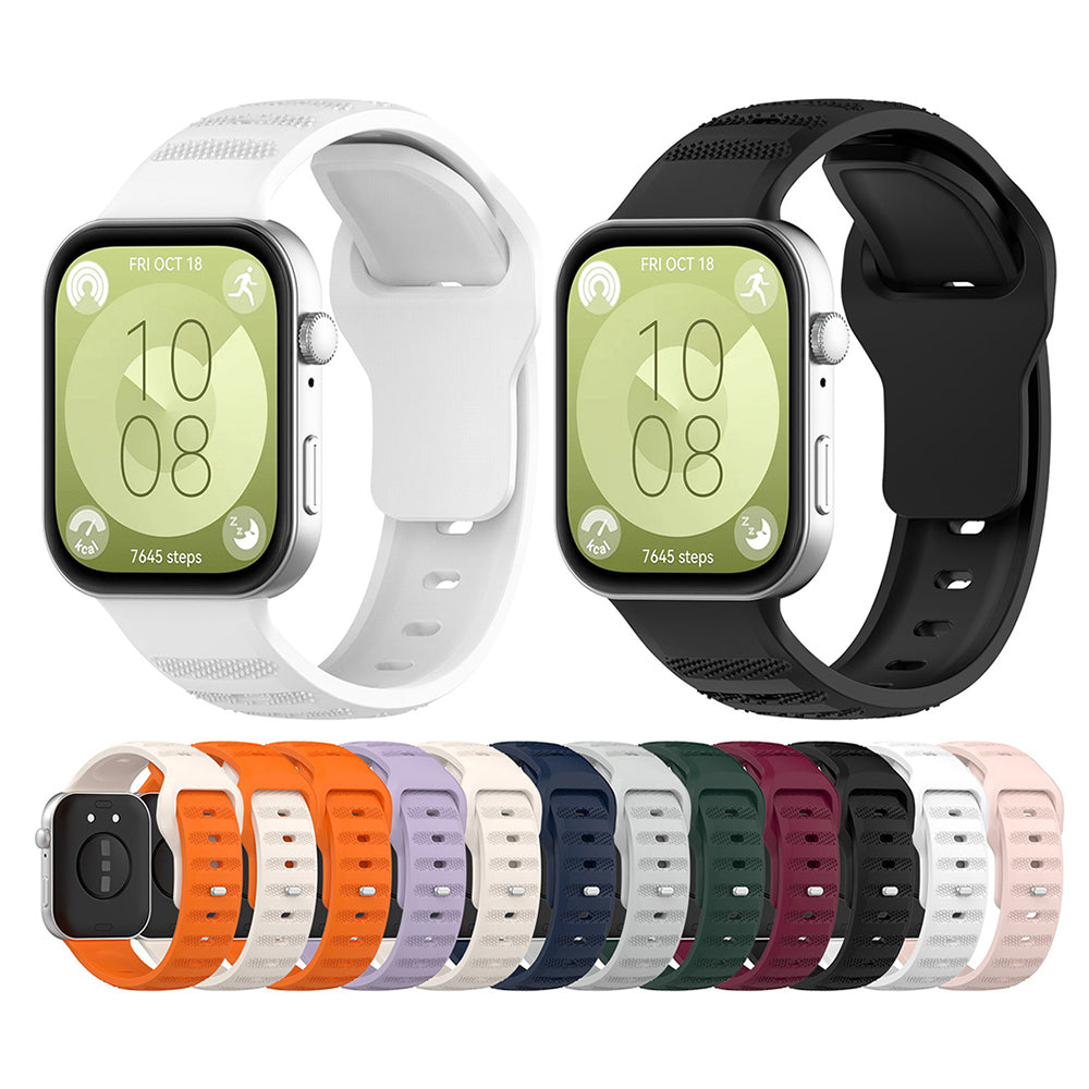 Cinta Techsuit W050 para Huawei Watch Fit 4 Pro / Fit 4 / Fit 3, Roxo