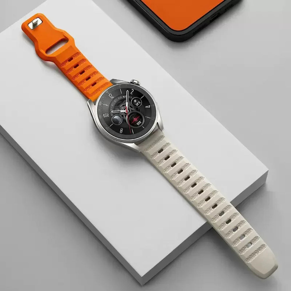 Cinta Techsuit W050 para Huawei Watch / Xiaomi Watch Series, 22mm, Laranja