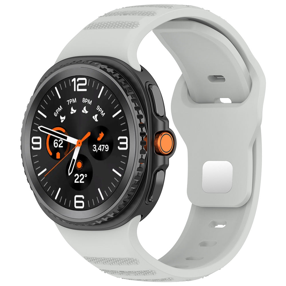 Curea Techsuit W050 para Samsung Galaxy Watch 8 Classic / Watch8 44mm / Watch 8 40mm, Cinzento