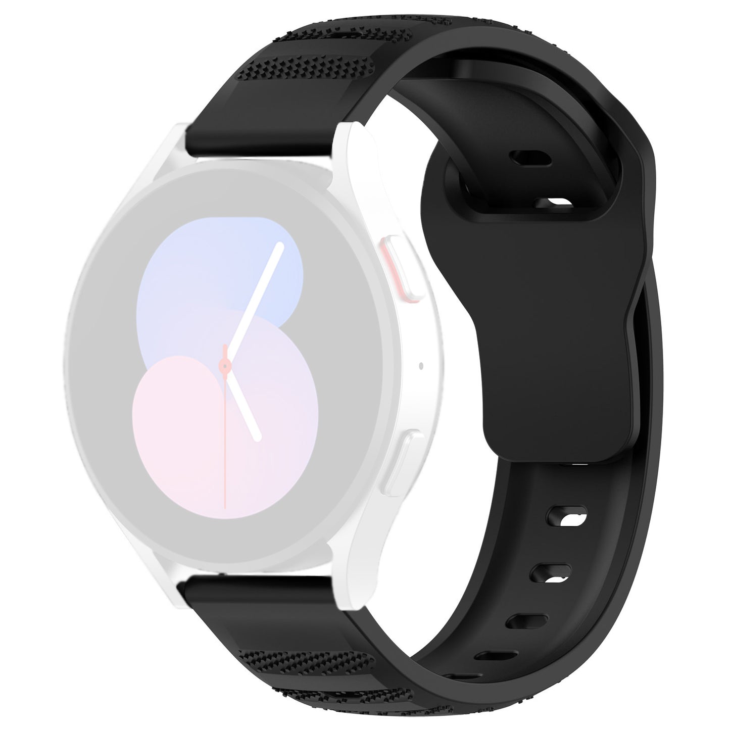 Curea Techsuit W050 para Samsung Galaxy Watch / Huawei Watch Series, 20mm, Preta