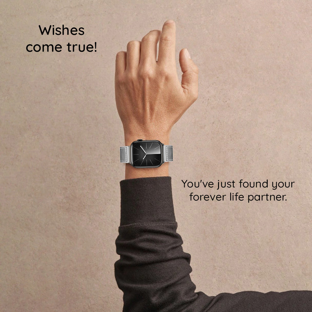 Correia Techsuit W051 para Apple Watch 42mm / 41mm / 40mm / 38mm Series, Preta
