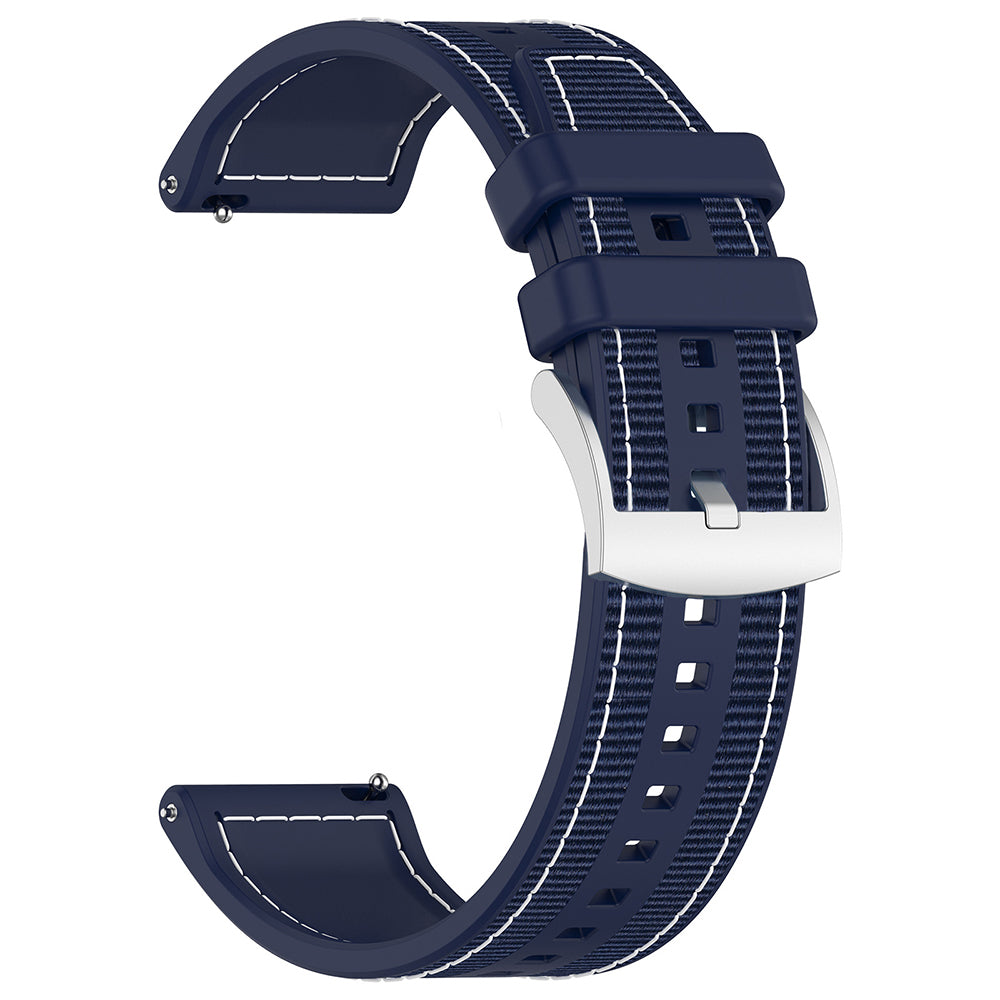 Curea Techsuit W051 para Huawei Watch / Xiaomi Watch Series, 22mm, Azul Escuro