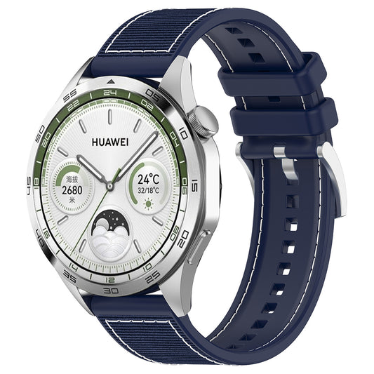 Curea Techsuit W051 para Huawei Watch / Xiaomi Watch Series, 22mm, Azul Escuro