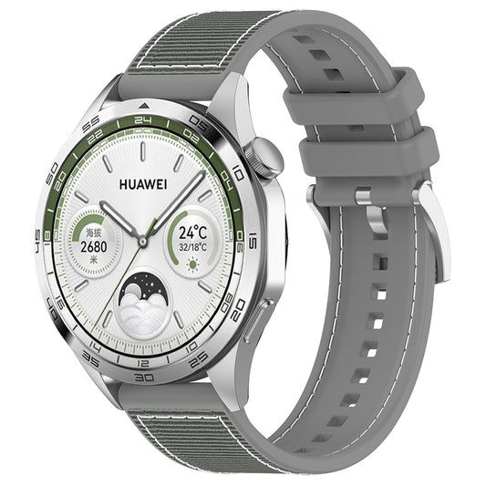 Pulseira Techsuit W051 para Huawei Watch / Xiaomi Watch Series, 22mm, Cinza
