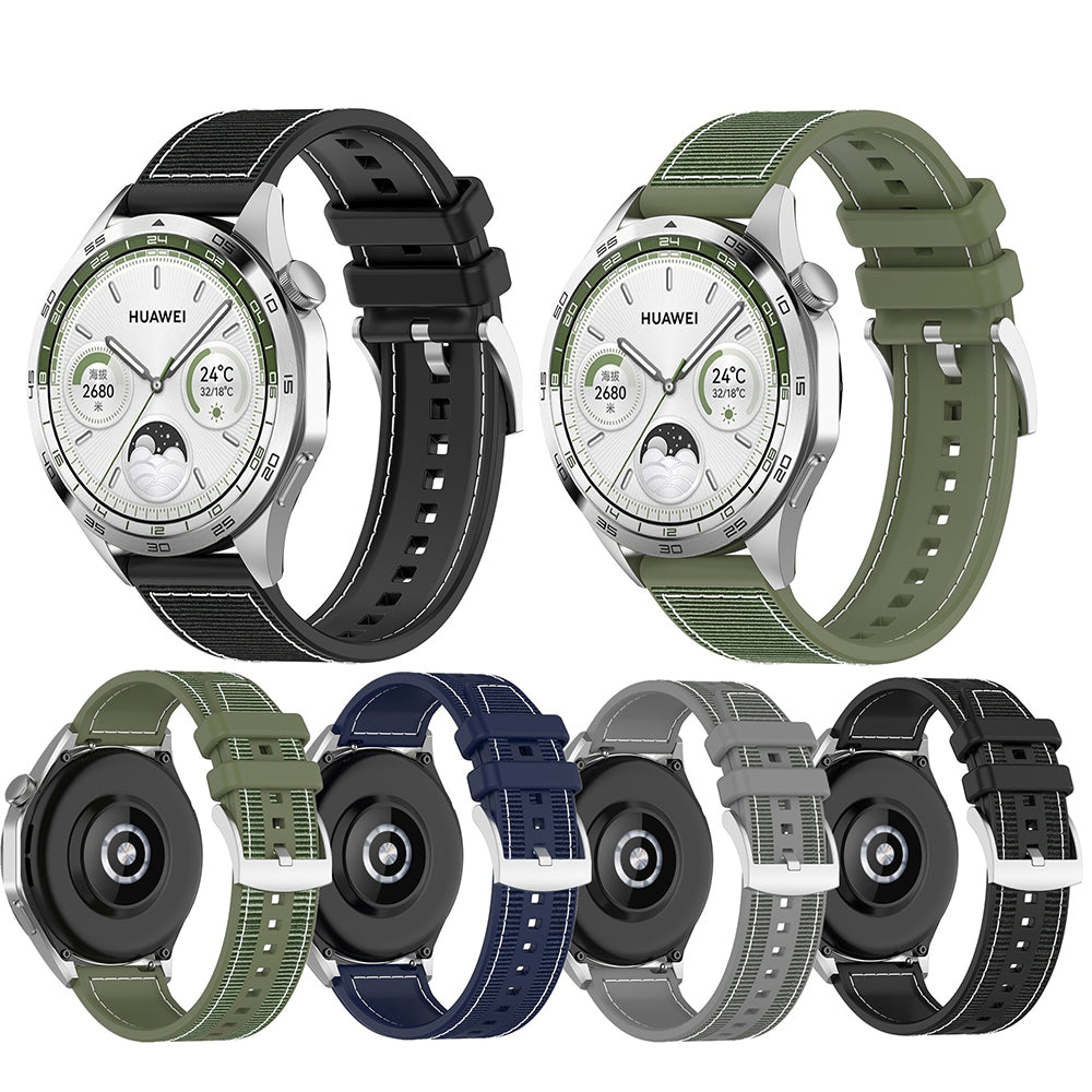 Curea Techsuit W051 para Huawei Watch / Xiaomi Watch Series, 22mm, Verde