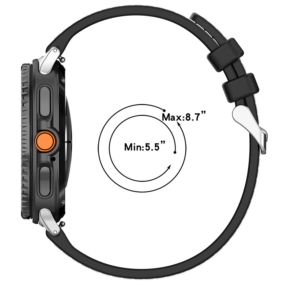 Curea Techsuit W051 para Samsung Galaxy Watch8 / Watch8 Classic Series, Azul Escuro