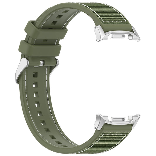 Curea Techsuit W051 para Samsung Galaxy Watch 8 Classic / Watch8 44mm / Watch 8 40mm, Verde