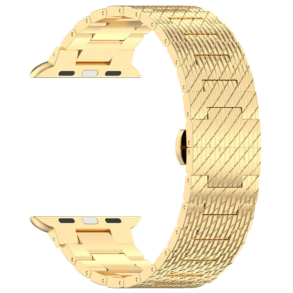 Pulseira Techsuit W052 para Apple Watch 42mm / 41mm / 40mm / 38mm Series, Dourada