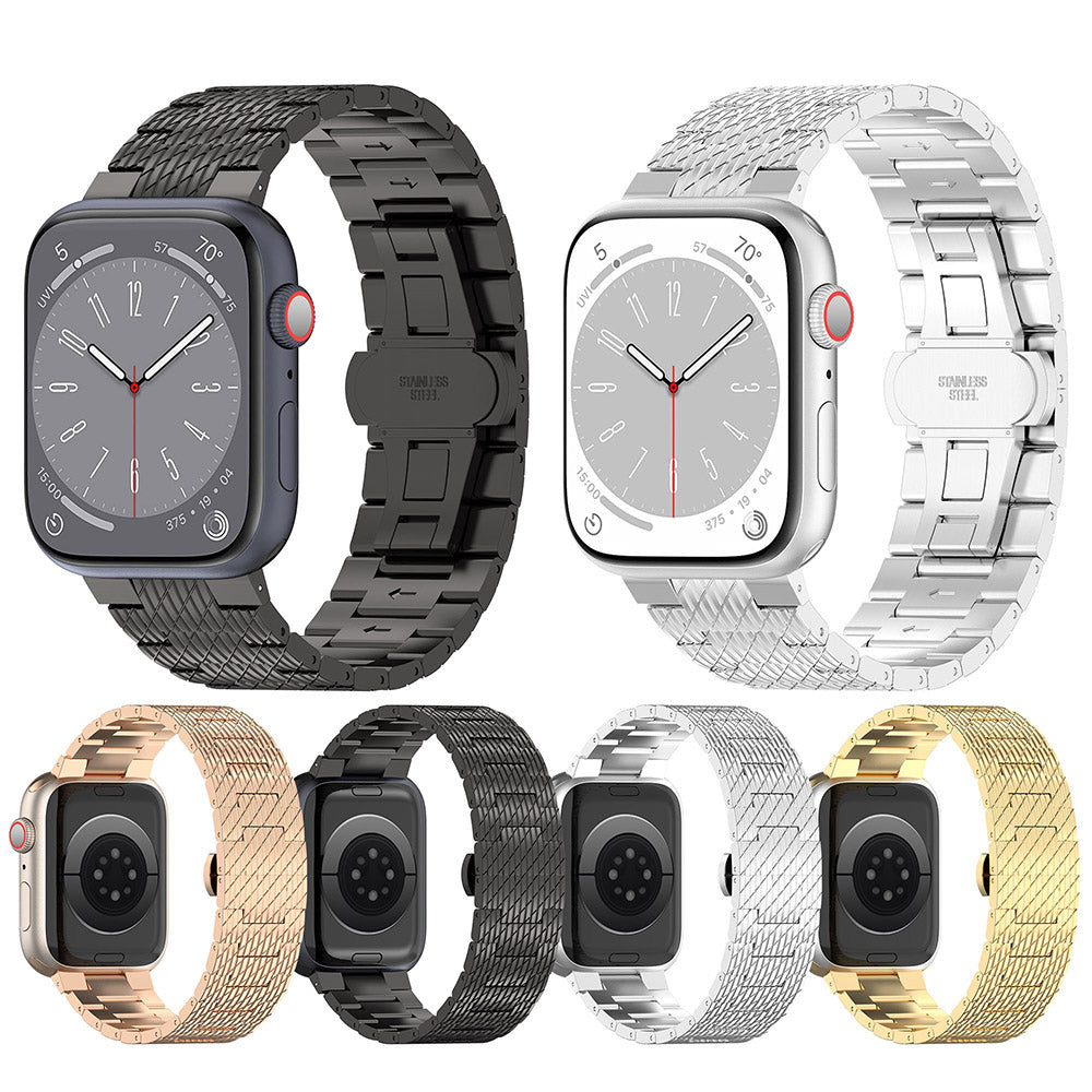 Pulseira Techsuit W052 para Apple Watch 42mm / 41mm / 40mm / 38mm Series, Dourada