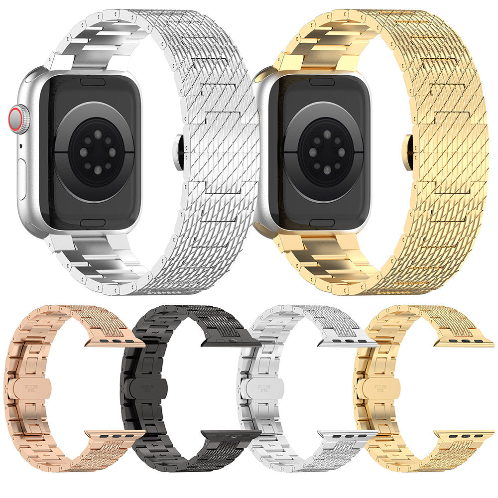 Pulseira Techsuit W052 para Apple Watch 42mm / 41mm / 40mm / 38mm Series, Dourada
